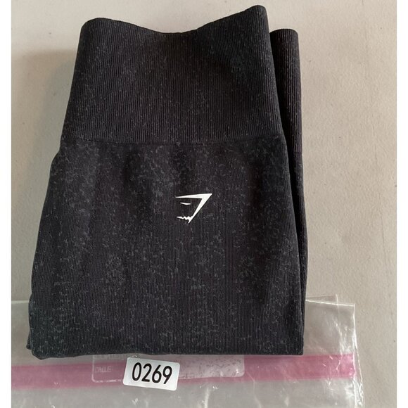 NWT Gymshark Womens Blk High-Waisted Leggings M Lightweight Stretchy Activewear - Picture 6 of 7